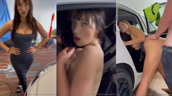 Hot Content Featuring GraceWearsLace in Hot Brunette Getting Fucked By The Mechanic