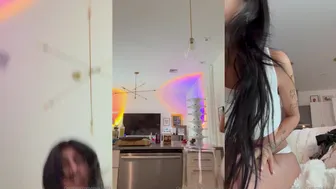 Boob Feet Tease Morning Routine Starring Mia Khalifa - Intimate Moments