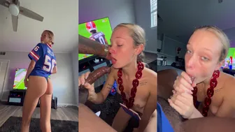 BadBarbiePriv, Petite Blonde Teen Sucks a Huge BBC - Intimate Moments