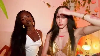 GG Kissing With Ebony Black Girl Starring Valeria Mars - Exclusive Tape