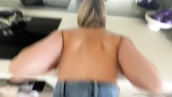 Blonde Babe Getting Fucked On The Kitchen Counter Top Starring Lilylanes - Intimate Moments