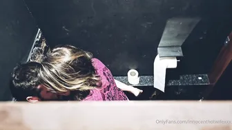 Glasses Hotwife MILF Getting Fucked In The Bathroom During a Swingers Party Starring InnocentHotWife - Viral Footage