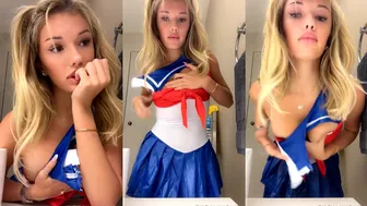 Breckie Hill Goes Wild: $200 Sailor Moon PPV Solo Tease [Uncensored Video]