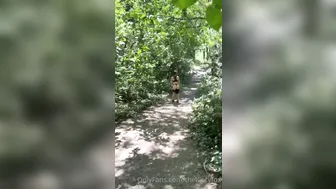 Sexy Fit Wife Woodland Running Hike Starring TheIvoryFox - Full Exposure