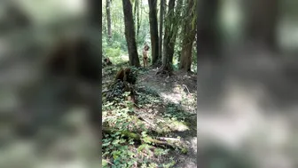 Sexy Fit Wife Woodland Running Hike Starring TheIvoryFox - Full Exposure