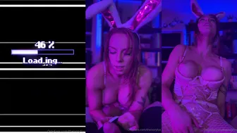 TheIvoryFox, Birthday Bunny Blowjob POV Sextape - Intimate Moments