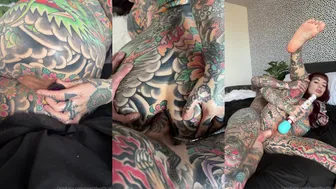 TigerLilly's Goth Tattoo Thicc Babe First Anal Experience With BWC | revealeded Clip Edition