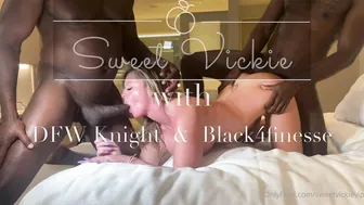 Sweet Vickie's Fit Hotwife MILF Getting Pounded By Two Classy Black Cocks | revealeded Clip Edition