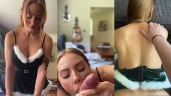 Intimate Moments Featuring TheIvoryFox in Redhead Horny Wife Homemade Christmas Quickie Creampie Sextape