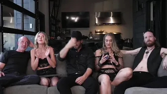 Sexyhippies, Blondefoxsilverfox, Two Swinger Couples in Livestream DVP Orgy