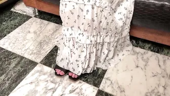 Cute Petite Teen Girl Sucking Two Cock in Bunny Outfit