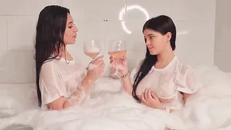 Marta Maria Santos, Two Horny Lesbians in Wet Bathtub Play