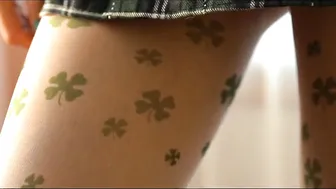 Xenia Crushova, St. Patrick’s Day Schoolgirl Pussy Tease