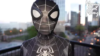 Hannah Marie, Curvy Ebony Spider-Woman in Big Cock Encounter