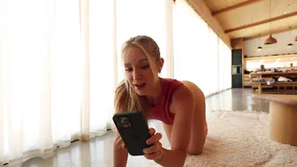 Caroline Zalog, Sexy Yoga Session