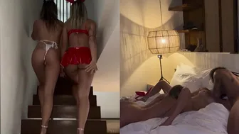 Ella Alexandra, HerAlterEgoo, First FFM Threesome with New Friend