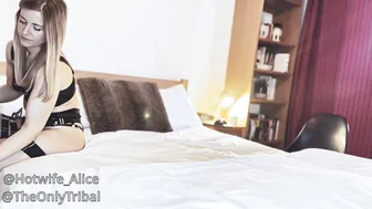 AliceInWonderland, Alice Hotwife, TribalbBC, BBC Deep Hotwife Pussy Encounter