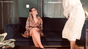 InnocentHotWife, Stud Encounter While Video Calling Cuckold Husband
