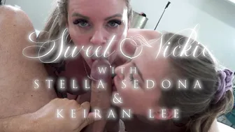 Sweet Vickie, Stella Sedona, Keiran Lee, Swingers in FFM Threesome