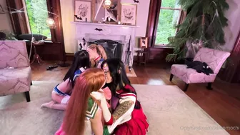 AsianMochi, LilRedZoe, Lilahanne, CatKitty21, Lesbian Sailor Orgy