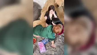 CatKitty21, AliceOnCam, LoverLaci, Naughty Lesbian Sleepover