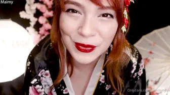 Maimy ASMR, Redhead Geisha ASMR Tease