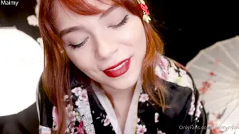 Maimy ASMR, Redhead Geisha ASMR Tease