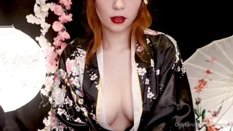 Maimy ASMR, Redhead Geisha ASMR Tease