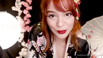 Maimy ASMR, Redhead Geisha ASMR Tease
