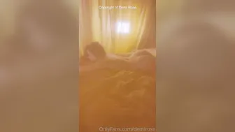 Demi Rose, Teasing Curvy Naked Assets in Bed