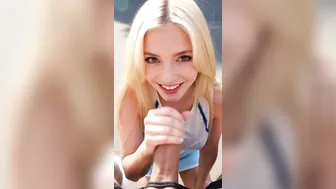 Compilation For How Slut Greet Men When They See Cock - AI