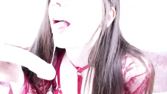 Lilcanadiangirl, White Dildo Anal Play