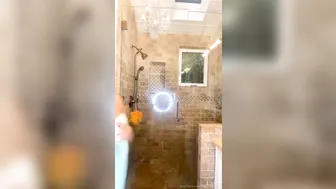 Lindsey Pelas, Blonde Curvy Babe in Birthday Striptease