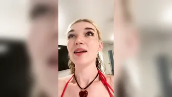 Madiruve, Chick in Red Bikini Masturbation Livestream