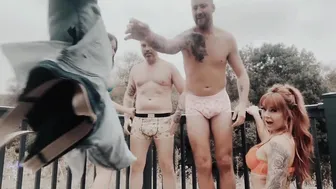 Real_Life_Cucks, Mattandzoeygrey, Two Swinger Couples Swapping Partners on Outdoor Veranda