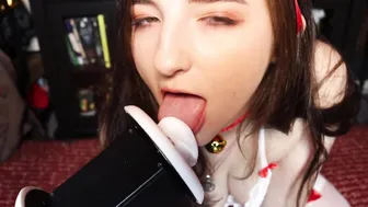 Aftynrose Asmr, Kitty Babe Solo ASMR by Fireplace