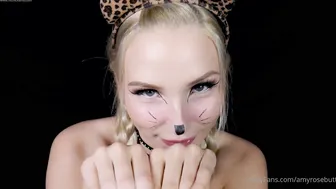 Asmr Network, Blonde Cat Girl Licking ASMR