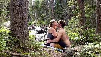 Sunnyskye, Couple in Oral and Encounter by River