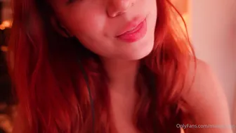 Maimy Asmr, Redhead Beauty in Licking ASMR