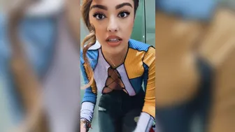 Malu Trevejo, Night Outfit Nipslip Tease