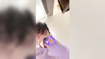 Mia Khalifa, Morning Striptease in Bathroom