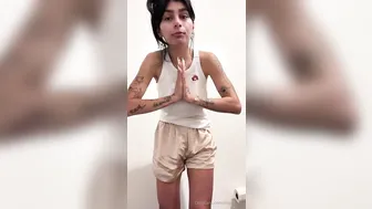 Mia Khalifa, Morning Striptease in Bathroom