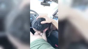 Isla Summer, Hitchhiker in Car Oral Encounter