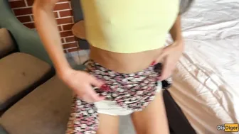 Petite Teen Neighbor Just Turn 18 And Came Over