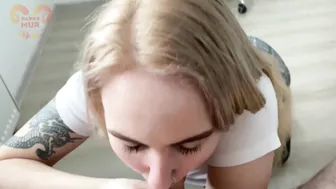 Slutty Tattoo Student Offer Herself For Greater Marks