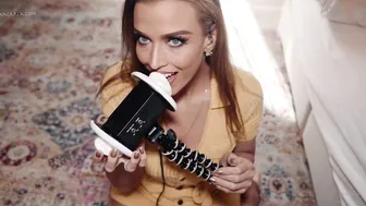 Gina Carla, Ear Breathing Sensitive ASMR Tease