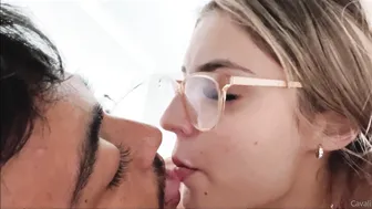 Lilith Cavaliere, Couple Kissing and Teasing in Bed