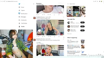 Peachjars, Sexy Slingkini Tease Livestream