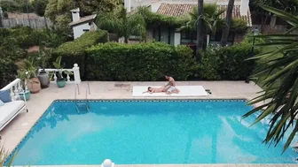 Tru Kait, Chris Diamond, Latina Beauty in Stud Pool Encounter