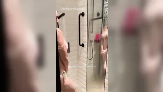 Bethany Lily, Showing Large Breasts in Shower